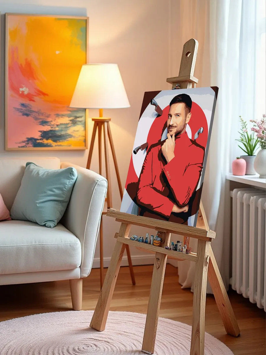 Картина по номерам «Российский музыкант Сергей Лазарев 8» — картинка 10