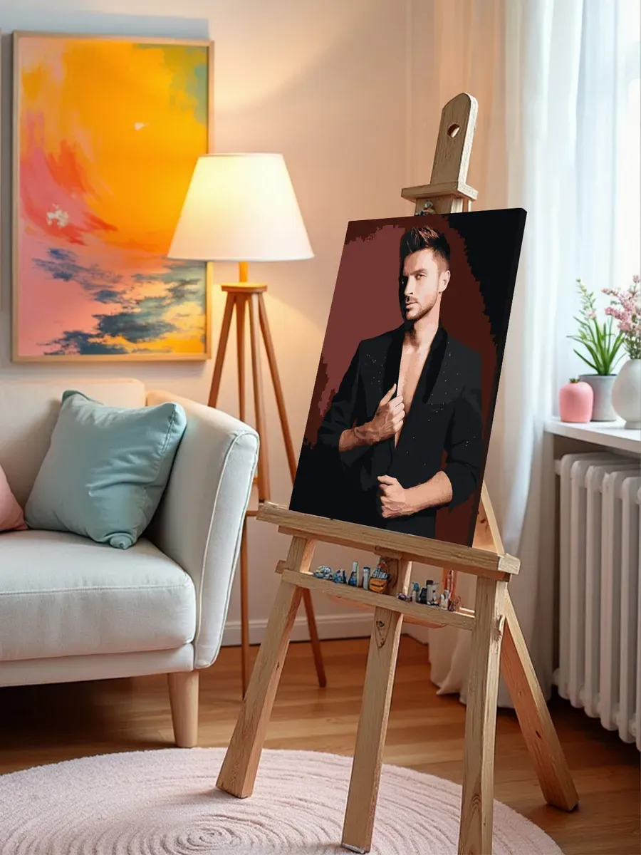 Картина по номерам «Российский музыкант Сергей Лазарев 9» — картинка 10