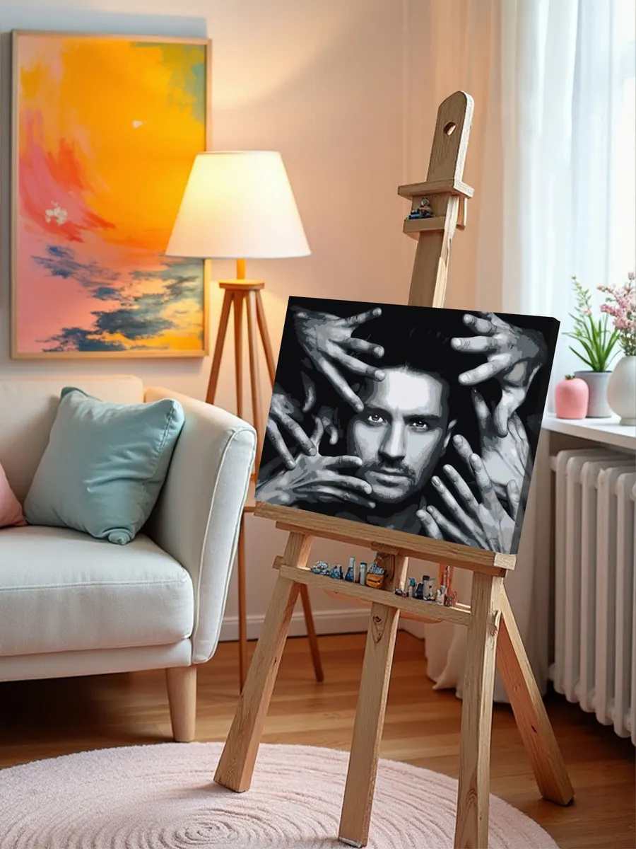 Картина по номерам «Российский музыкант Сергей Лазарев 13» — картинка 10