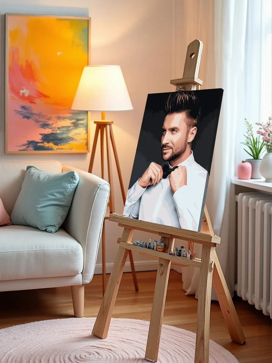 Картина по номерам «Российский музыкант Сергей Лазарев 14» — картинка 10