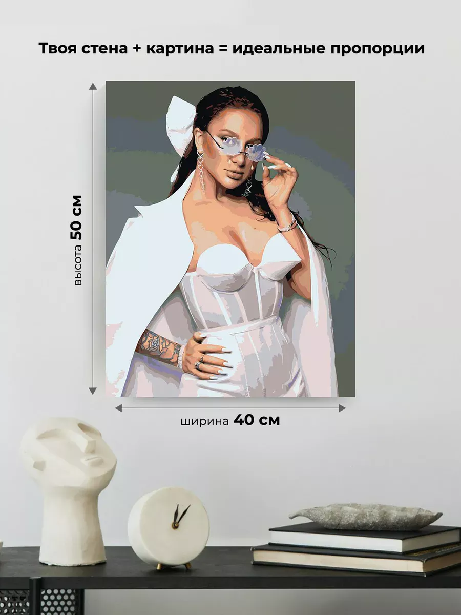 Картина по номерам «Российская певица Анна Асти Anna Asti 4» — картинка 3