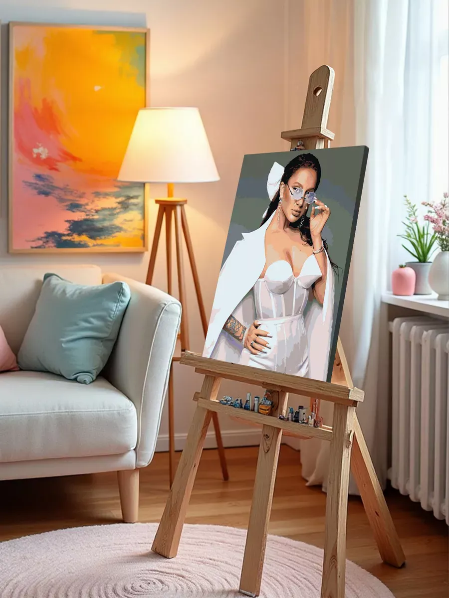 Картина по номерам «Российская певица Анна Асти Anna Asti 4» — картинка 9