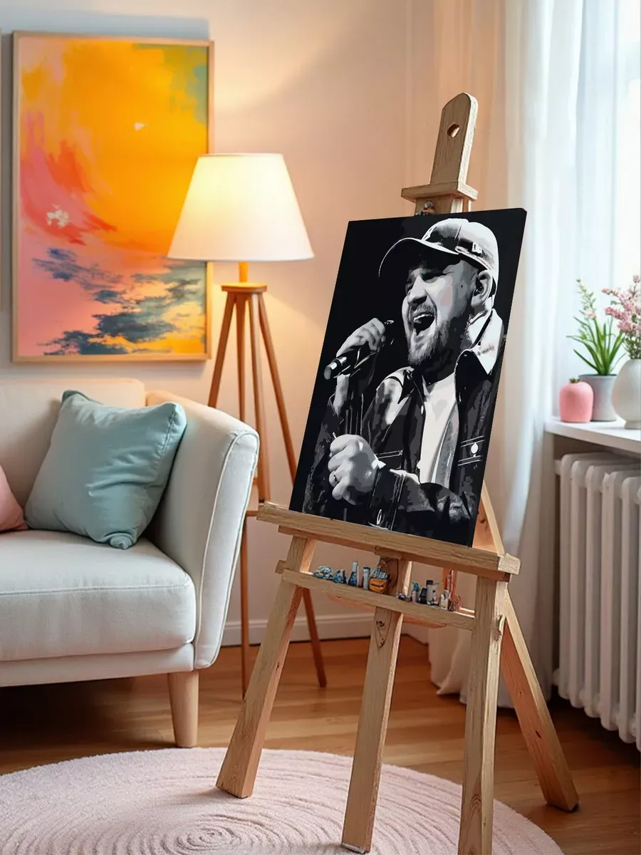 Картина по номерам «Рэпер Баста Василий Вакуленко 9» — картинка 9