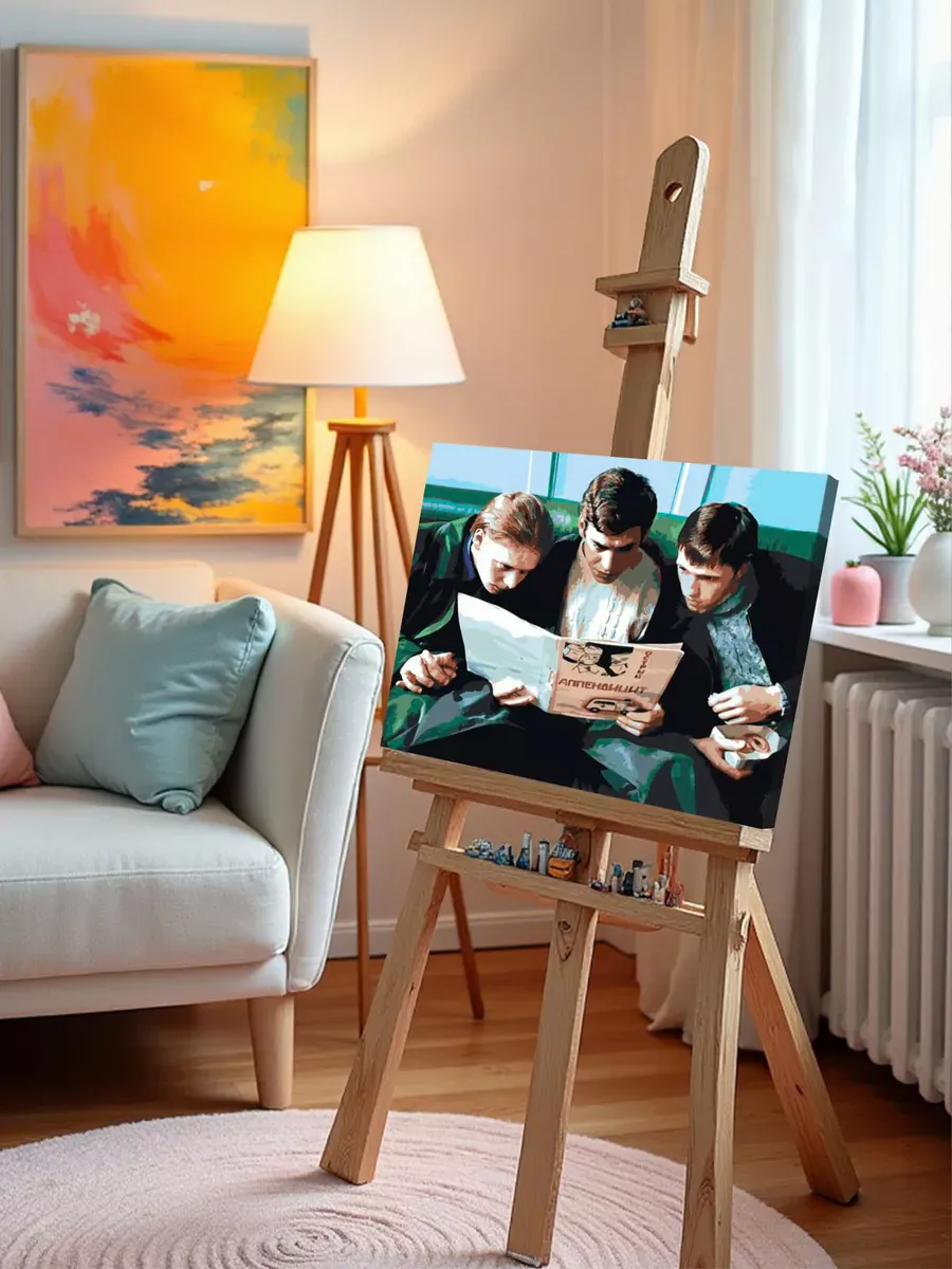 Картина по номерам «Бригада: Пчёла, Кос и Фил 2» — картинка 9