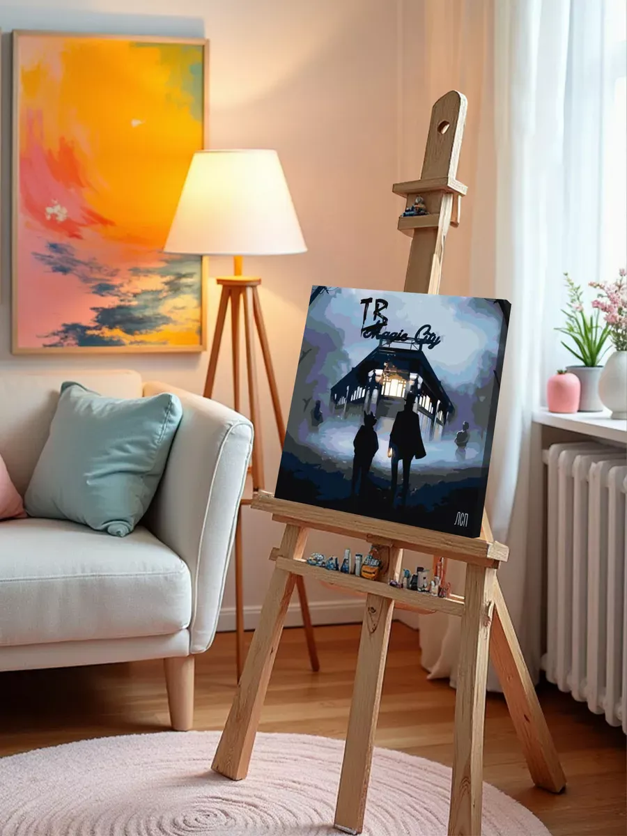 Картина по номерам «Рэпер ЛСП LSP: Альбом Tragic City» — картинка 9