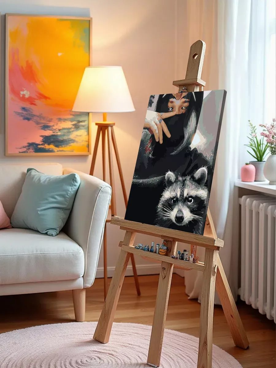 Картина по номерам «Рок и рэп андеграунд музыкант Кишлак 16» — картинка 10