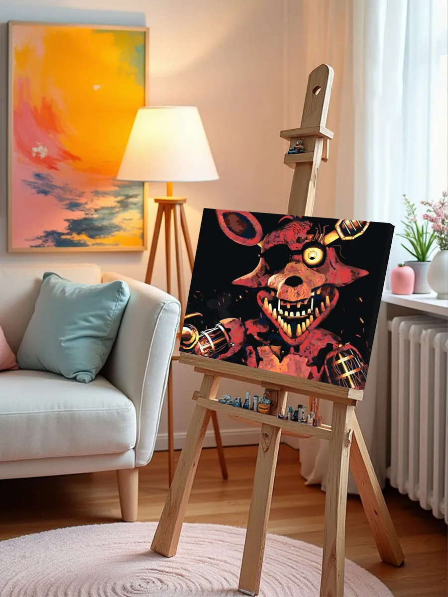 Картина по номерам «Фнаф Five nights at Freddy's Фокси» — картинка 10