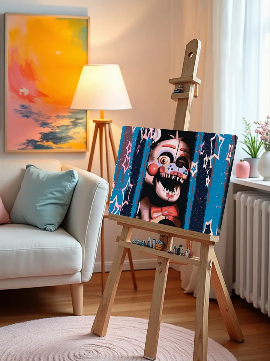 Картина по номерам «Фнаф Freddy's Фантайм Фокси» — картинка 10