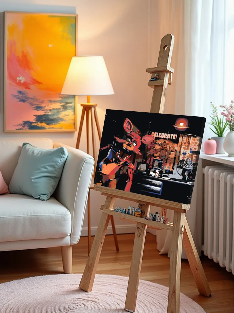 Картина по номерам «Фнаф Five nights at Freddy's Фокси 2» — картинка 10