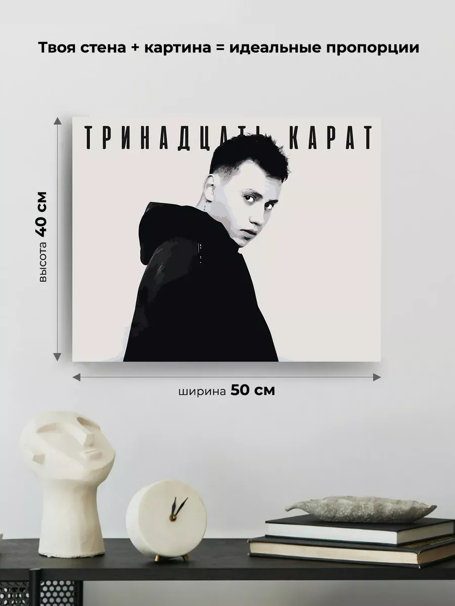 Картина по номерам «Поп-рок музыкант 13 тринадцать карат 2» — картинка 3