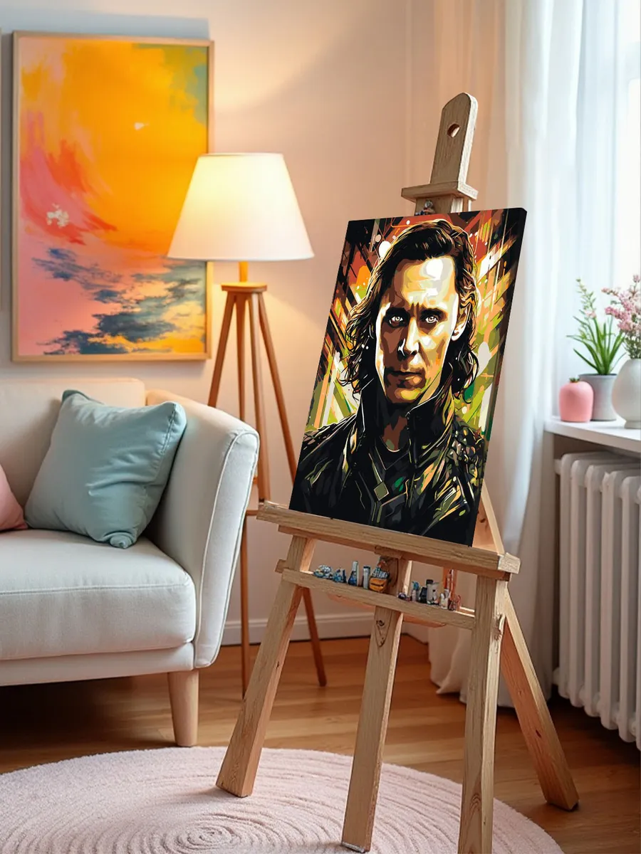 Картина по номерам «Марвел Marvel: Бог обмана Локи 3» — картинка 9