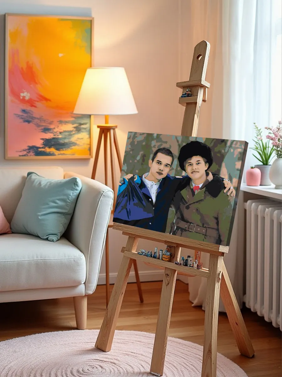 Картина по номерам «Сериал Слово пацана: Марат и Андрей» — картинка 10