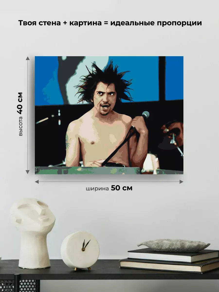 Картина по номерам «КиШ Король и Шут рок: Михаил Горшенев 12» — картинка 3