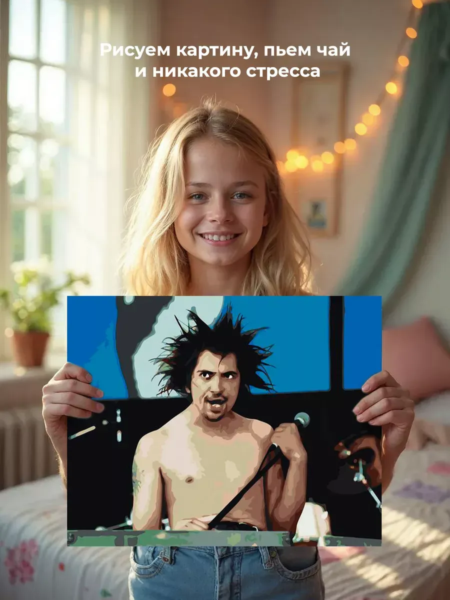 Картина по номерам «КиШ Король и Шут рок: Михаил Горшенев 12» — картинка 6