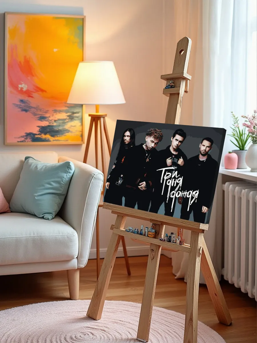 Картина по номерам «Три дня дождя: Глеб Викторов и рок группа 2» — картинка 10