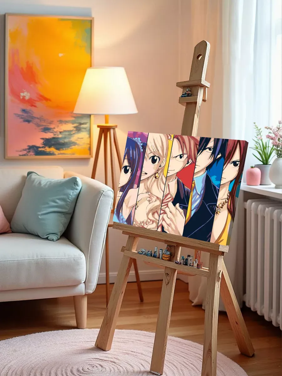 Картина по номерам «Аниме манга Хвост Феи Fairy Tale 3 40х50» — картинка 10