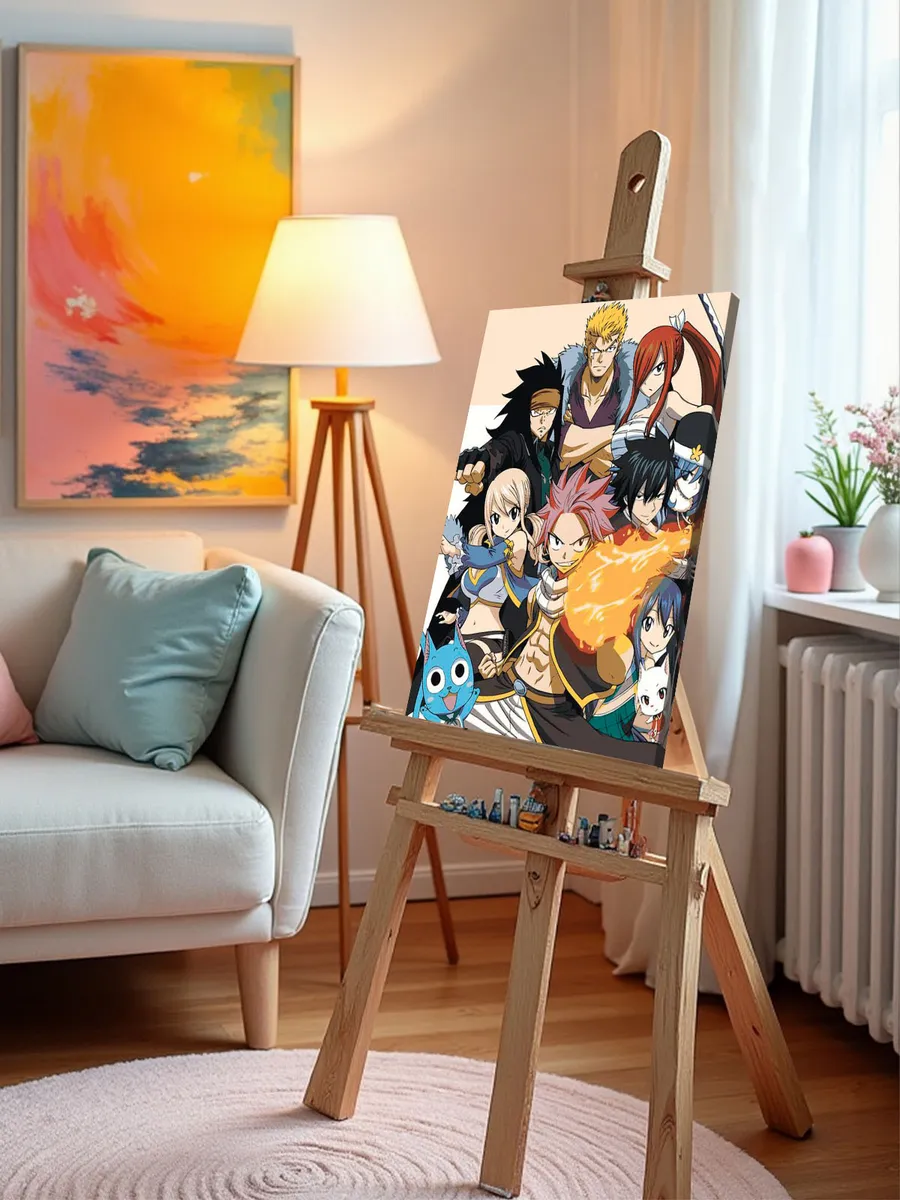 Картина по номерам «Аниме манга Хвост Феи Fairy Tale 9 40х50» — картинка 10