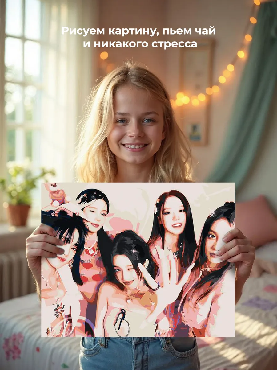 Картина по номерам «KPOP кпоп группа GI-dle Джи Айдл 40х50» — картинка 7