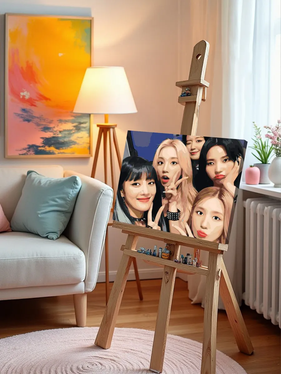 Картина по номерам «KPOP кпоп группа GI-dle Джи Айдл 40х50» — картинка 10