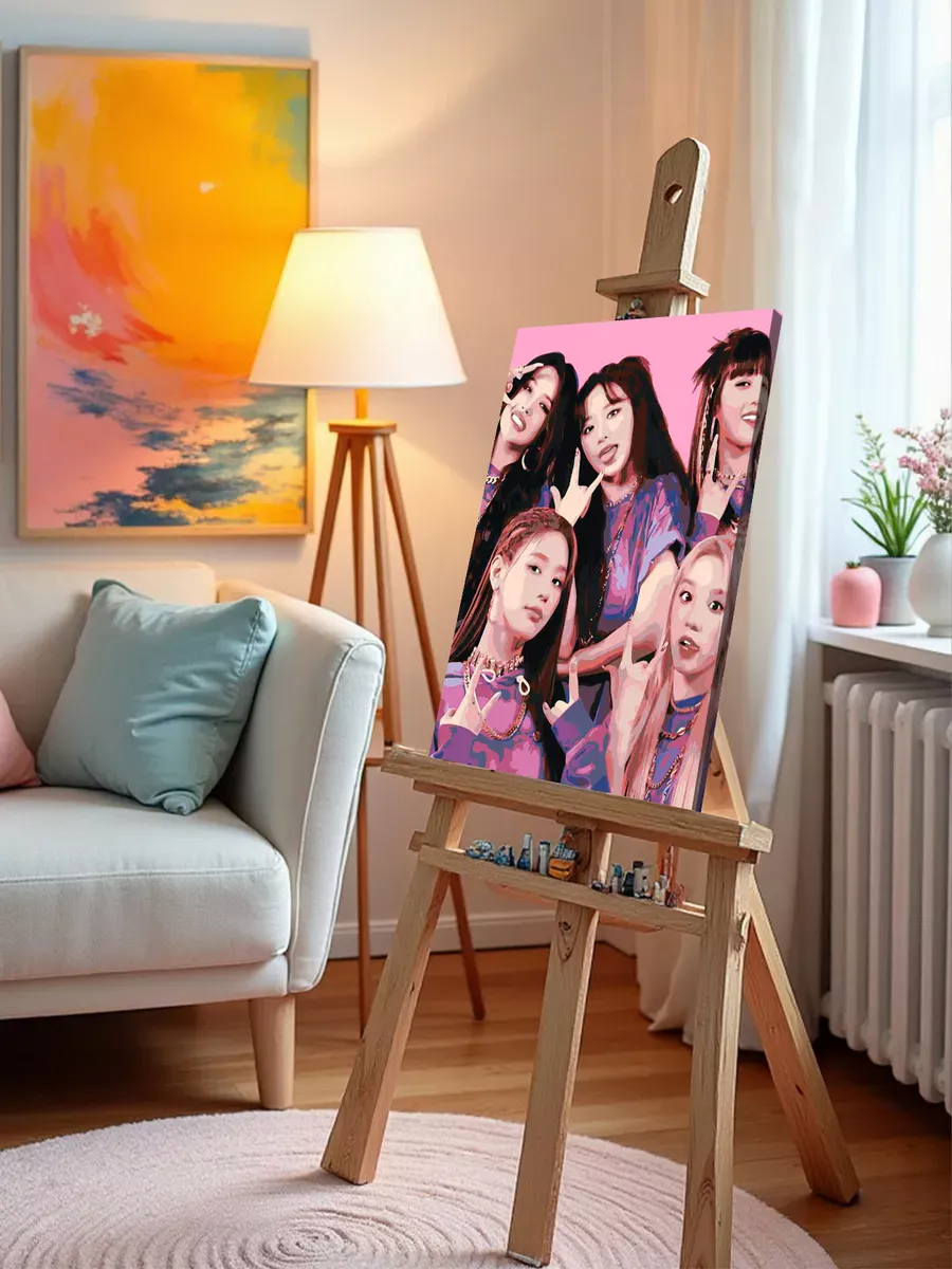 Картина по номерам «KPOP кпоп группа GI-dle Джи Айдл 40х50» — картинка 9