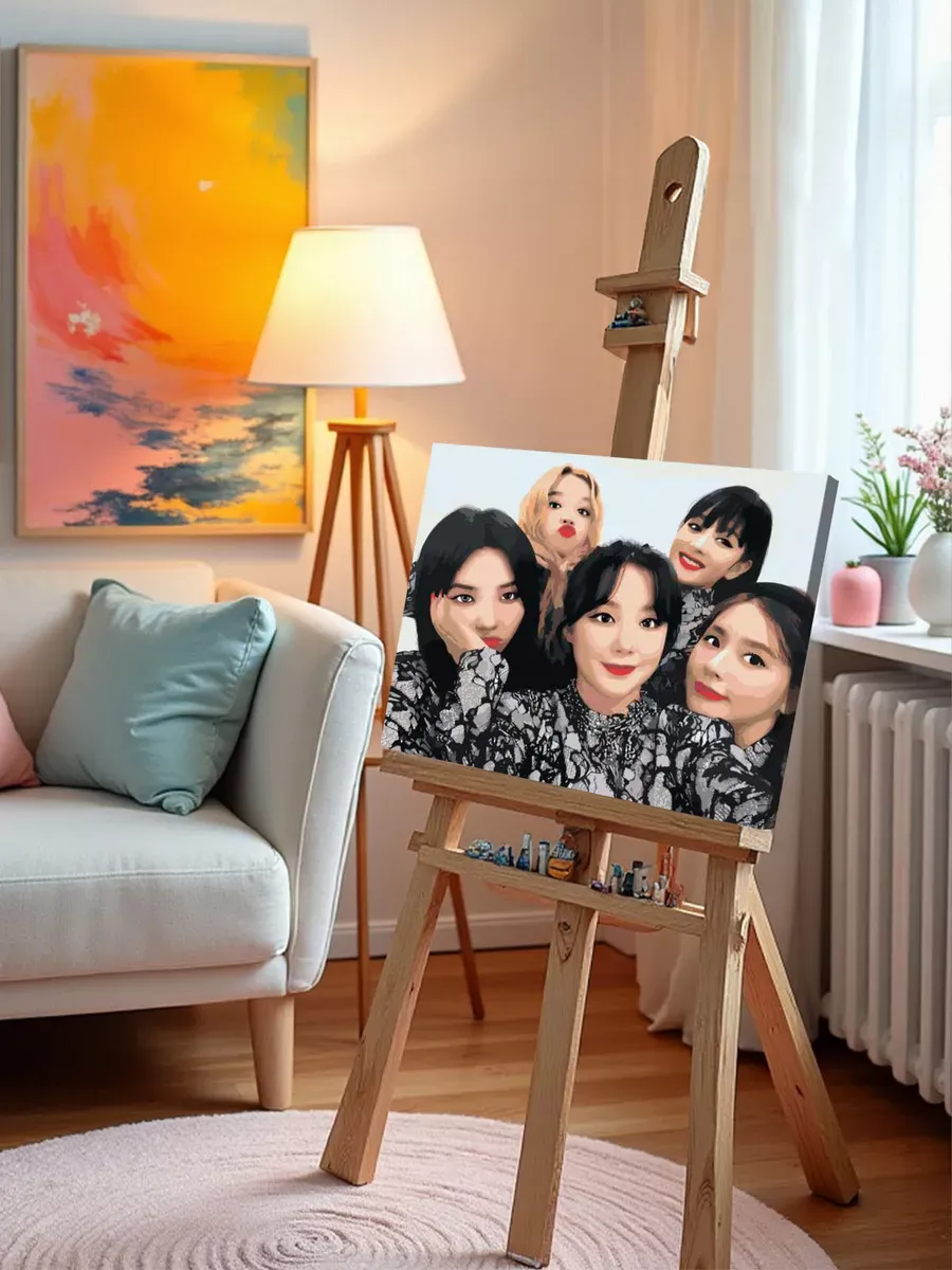 Картина по номерам «KPOP кпоп группа GI-dle Джи Айдл 40х50» — картинка 10