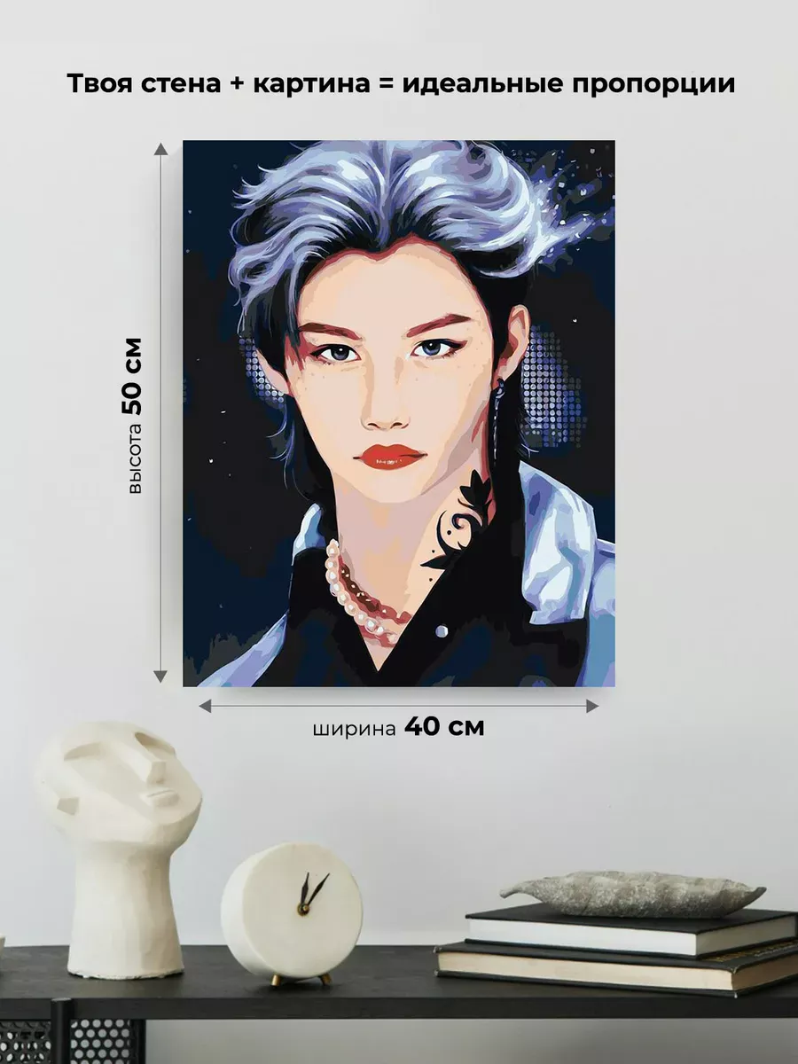 Картина по номерам «Stray Kids Стрей Кидс KPOP кпоп: Феликс» — картинка 3