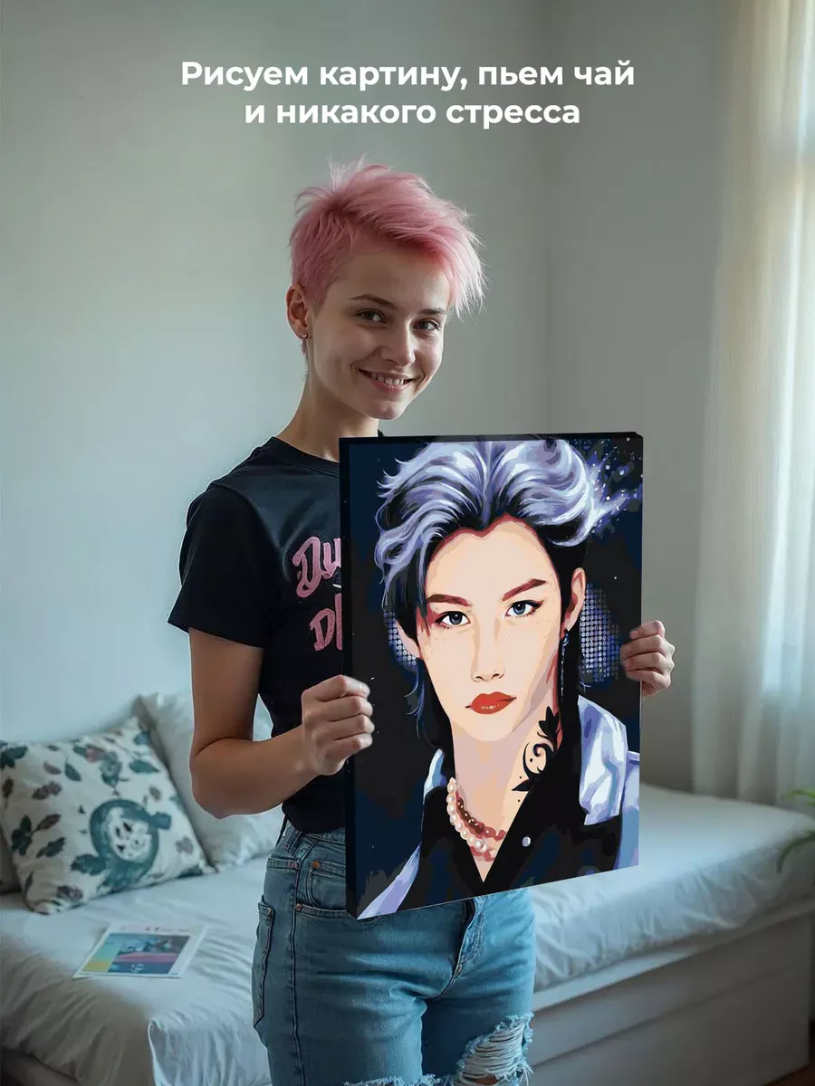 Картина по номерам «Stray Kids Стрей Кидс KPOP кпоп: Феликс» — картинка 6