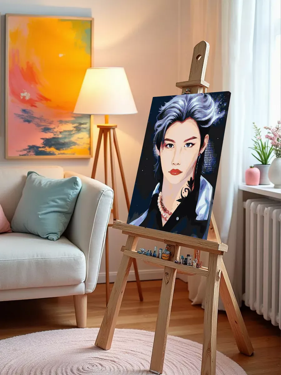 Картина по номерам «Stray Kids Стрей Кидс KPOP кпоп: Феликс» — картинка 9