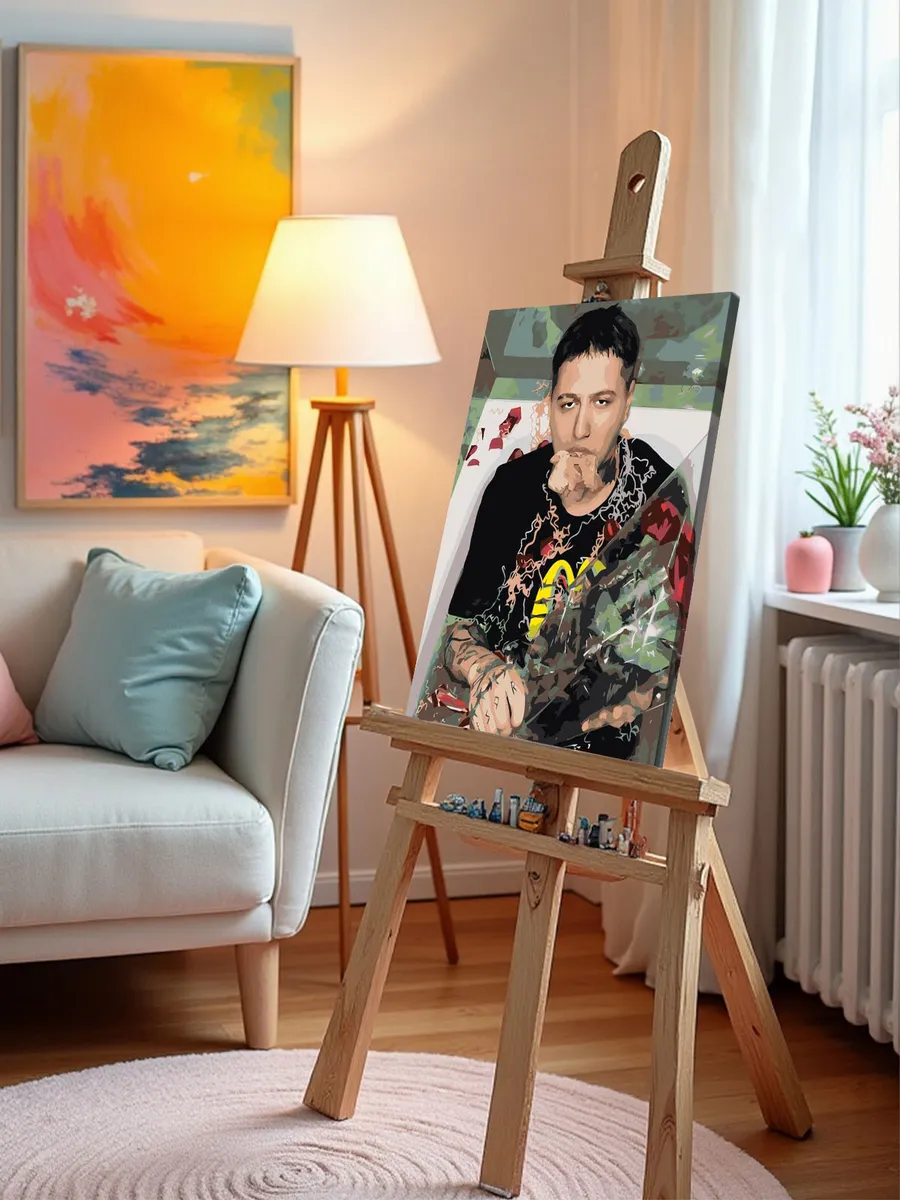 Картина по номерам «CMH: Руслан Crazy Mega Hell ванна 40х50» — картинка 10