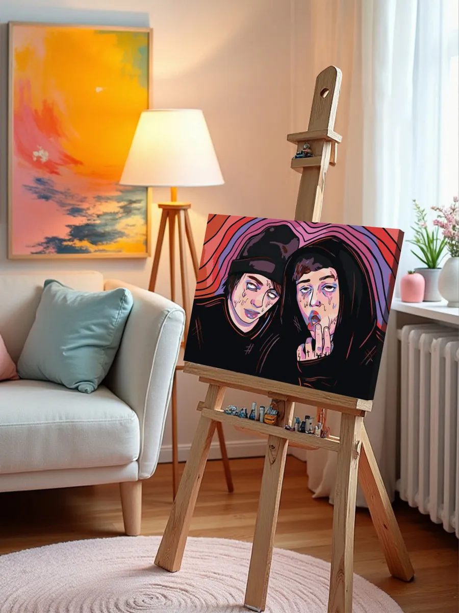 Картина по номерам «CMH: Руслан Crazy Mega Hell и Lida» — картинка 10