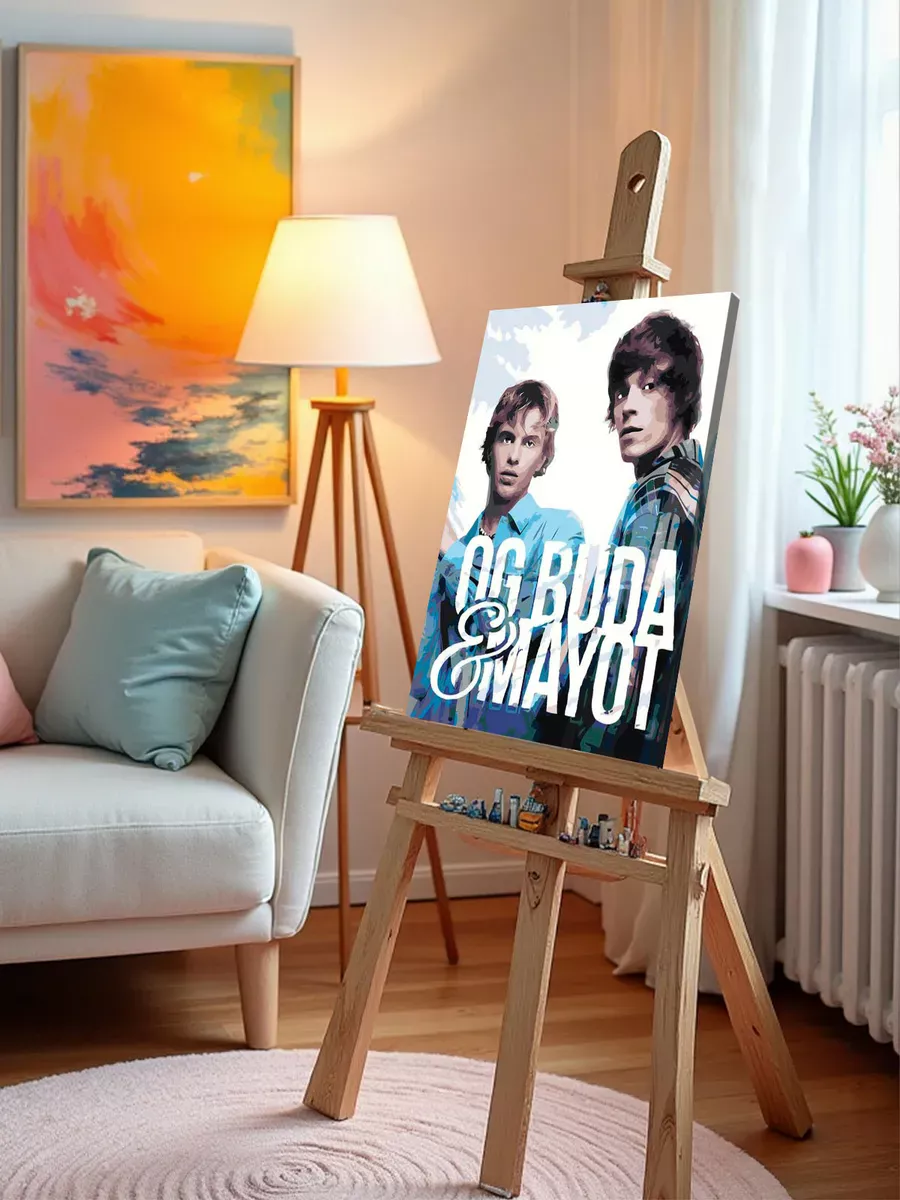 Картина по номерам «Mayot Майот Моет и OG Buda ОГ Буда» — картинка 10