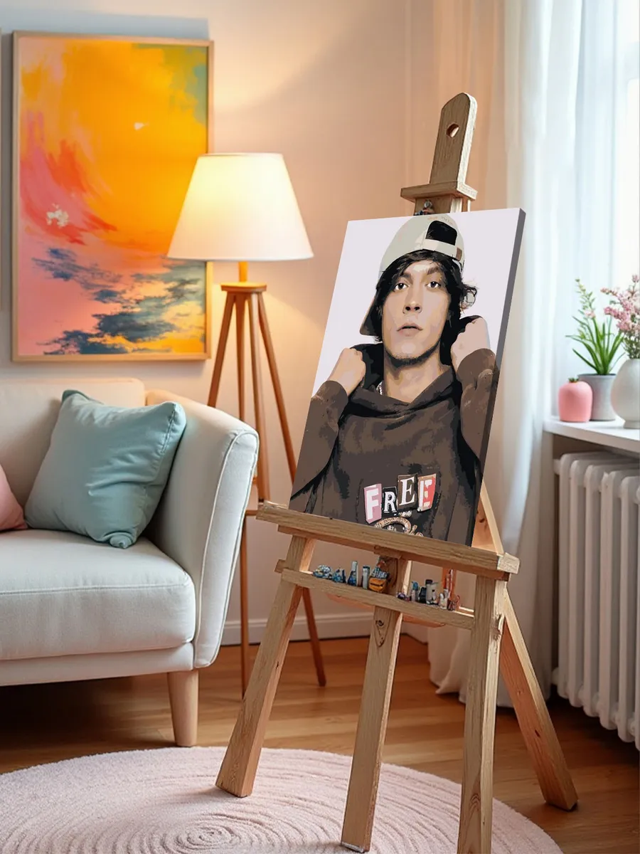 Картина по номерам «OG buda ОГ буда рэпер: Портрет 40х50» — картинка 9