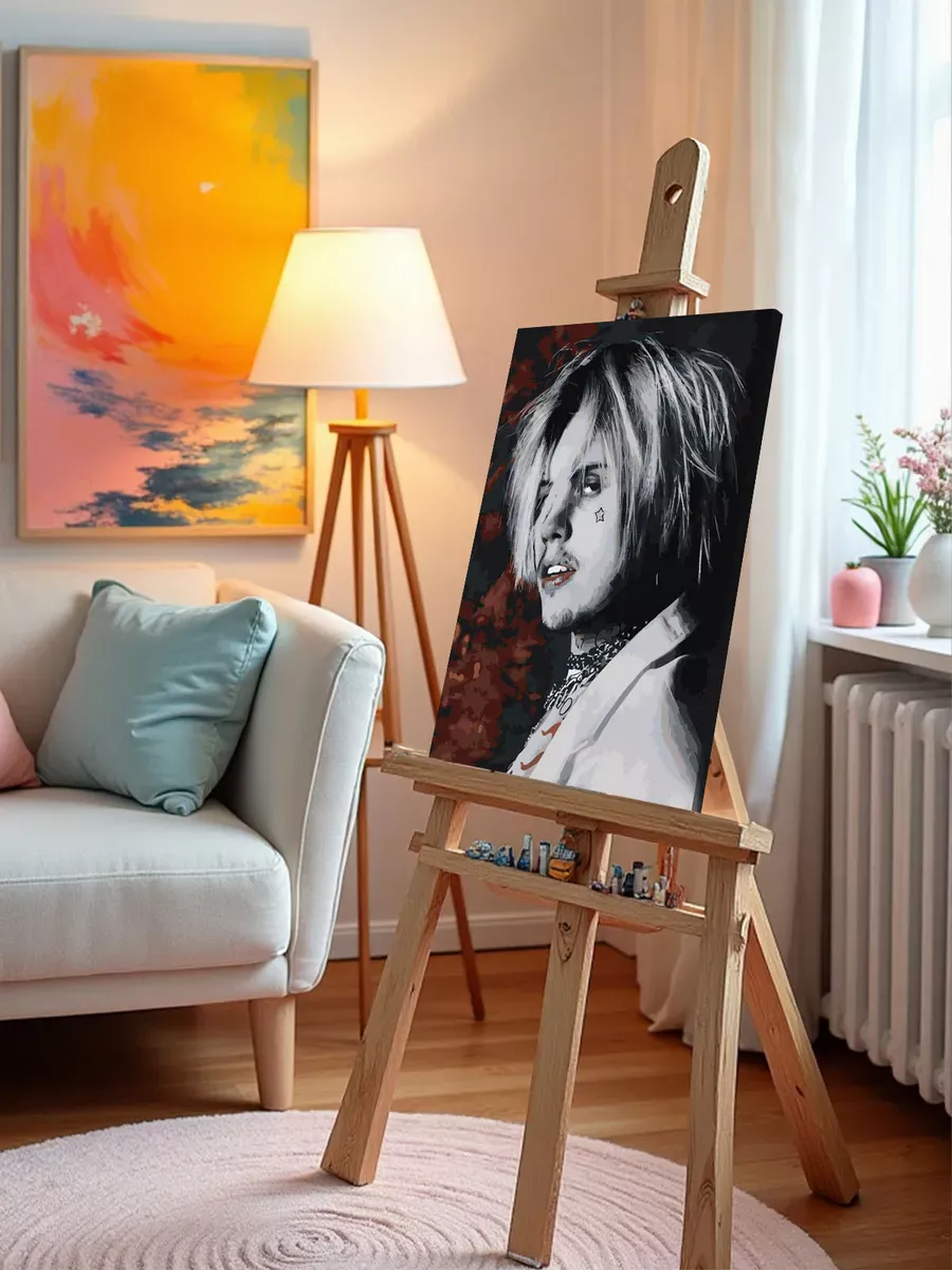 Картина по номерам «Рок и рэп музыкант Джизус DZHIZUS» — картинка 10