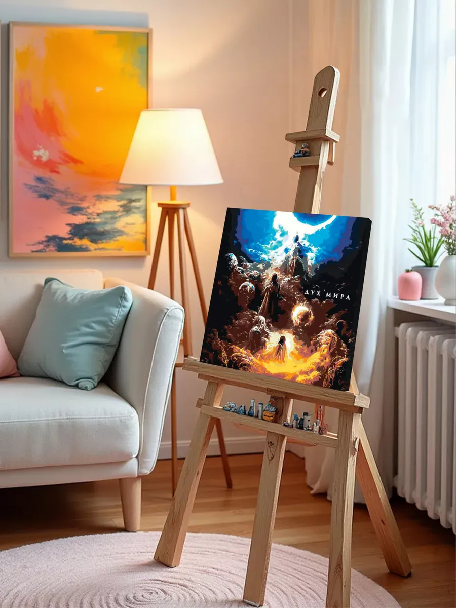 Картина по номерам «Рок и рэп музыкант Джизус DZHIZUS альбом» — картинка 10