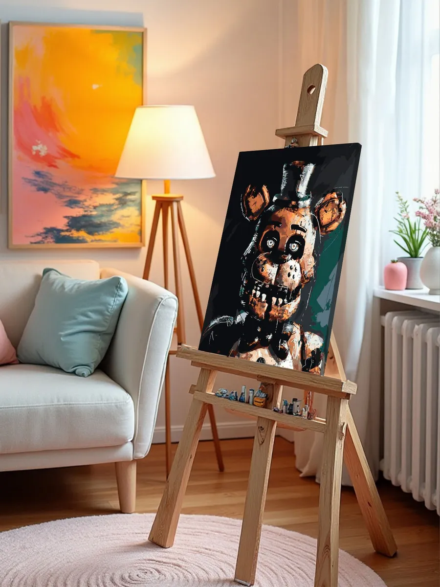 Картина по номерам «Фнаф Five nights at Freddy's Фредди 40x50» — картинка 10