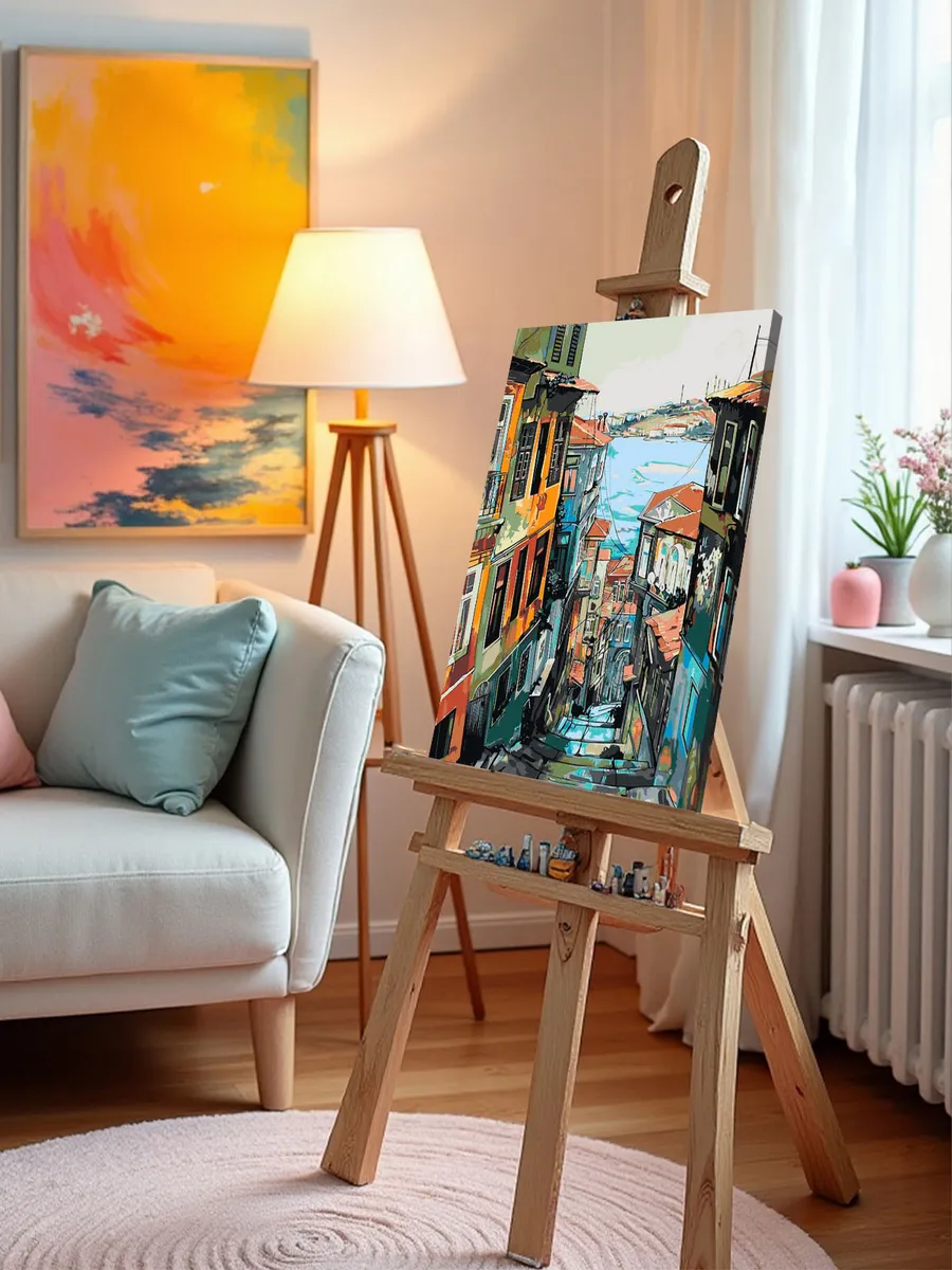 Картина по номерам «Город Стамбул, Турция: улочка 40x50» — картинка 9