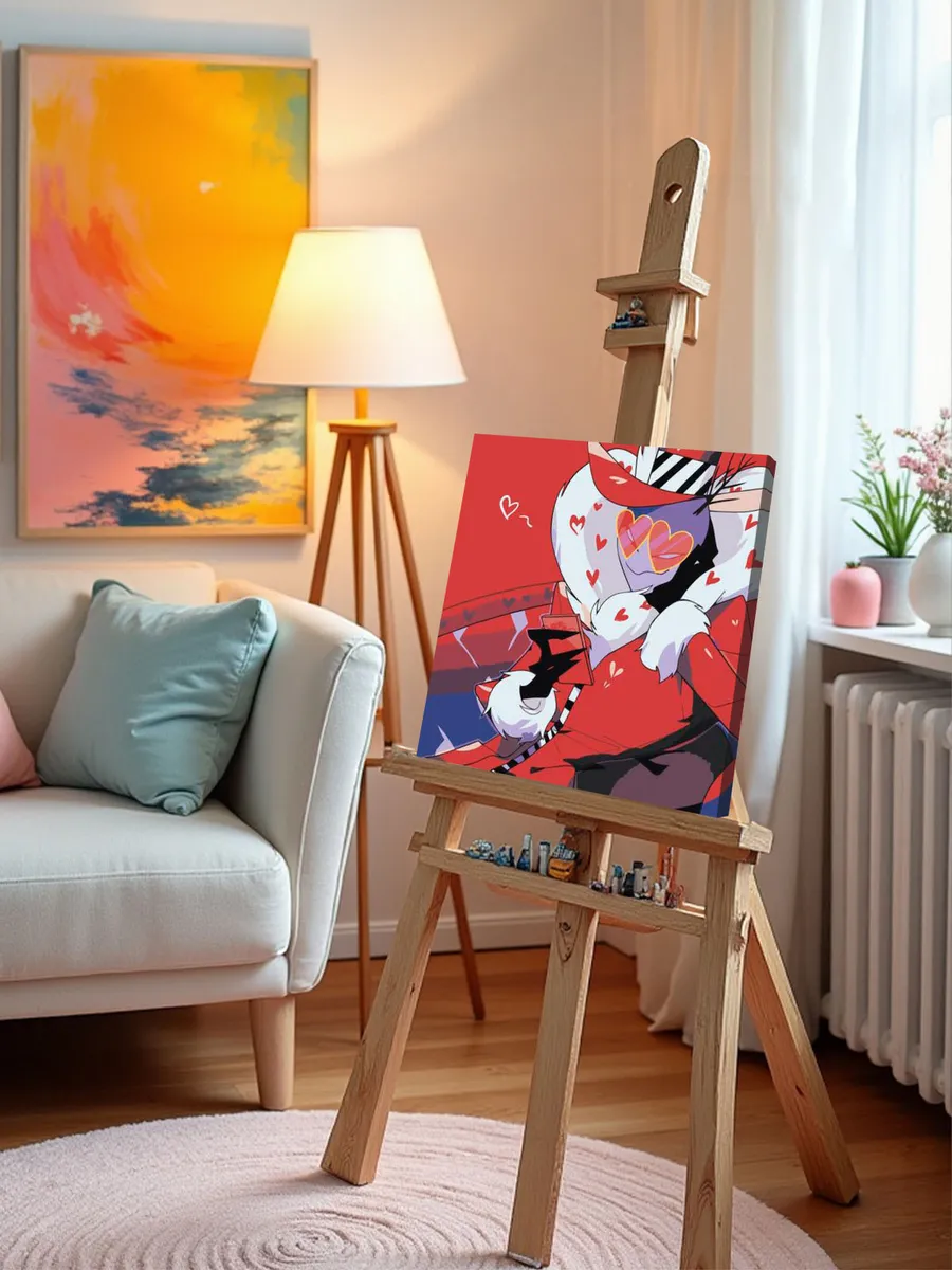 Картина по номерам «Отель Хазбин (Харбин): Валентино 40x40» — картинка 10