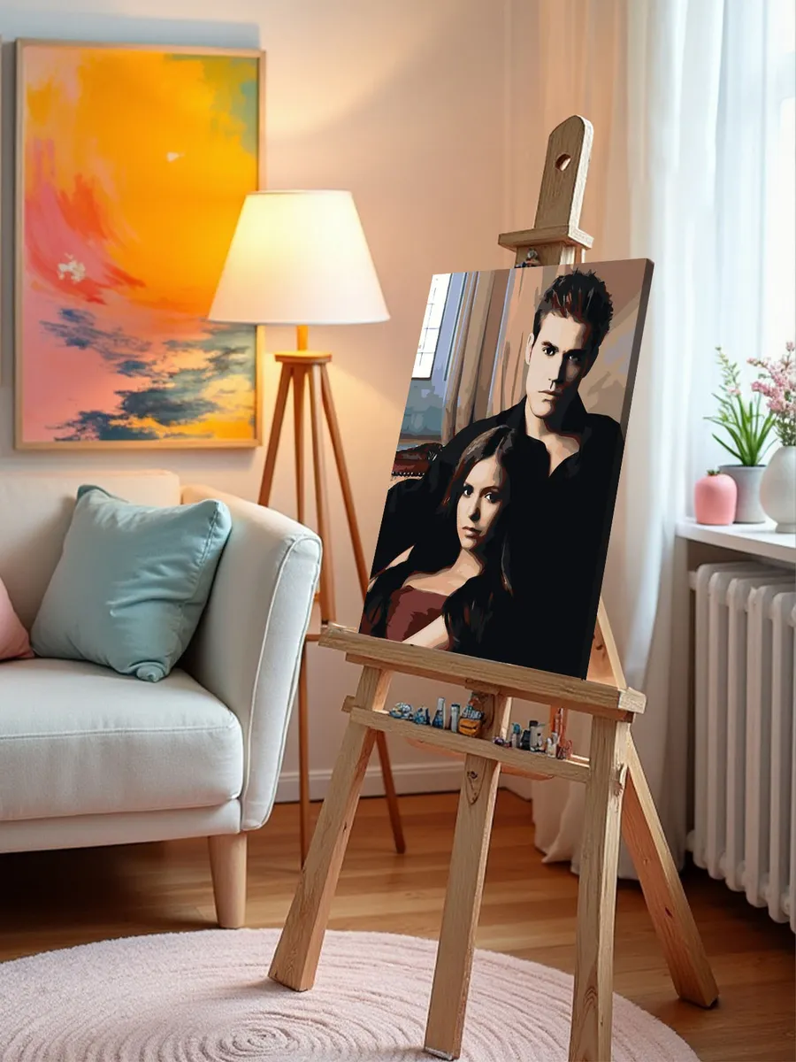 Картина по номерам «Дневники вампира: Елена и Стефан» — картинка 10