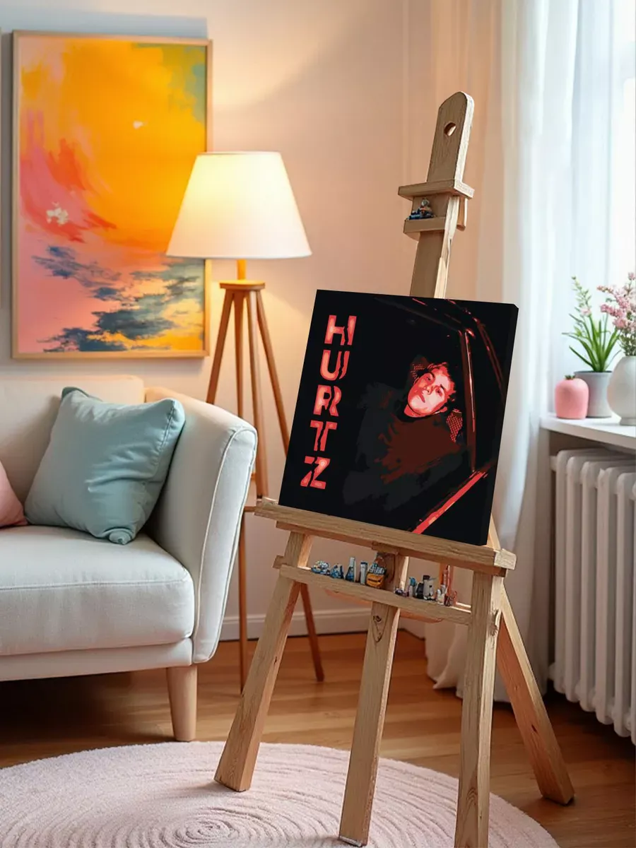 Картина по номерам «Рэп музыкант Toxis Токсис: Hurtz обложка» — картинка 9