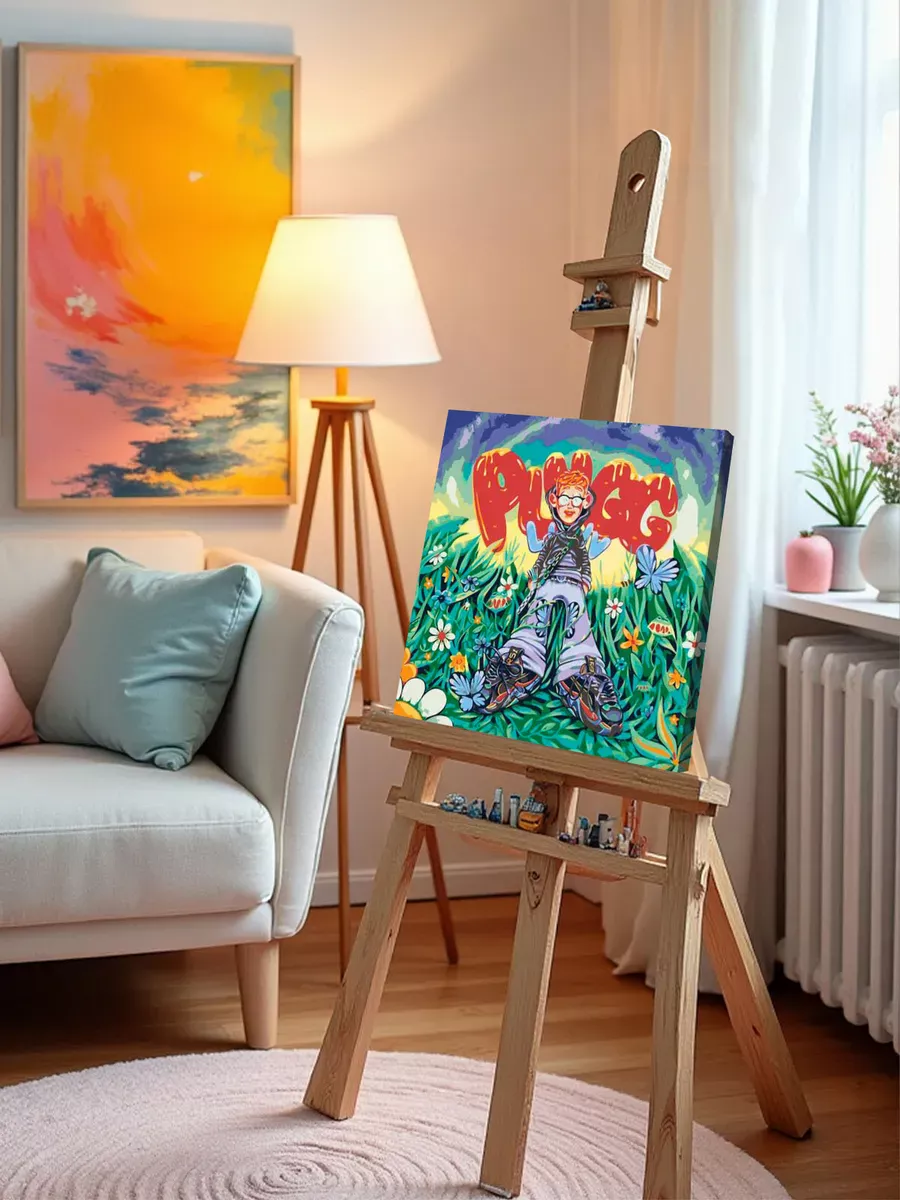 Картина по номерам «Рэп музыкант Toxis Токсис: PLUGG LUVV» — картинка 10