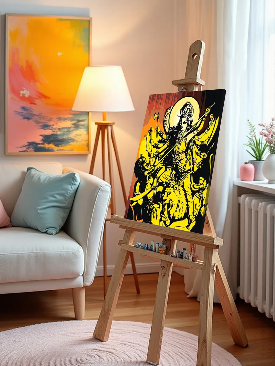 Картина по номерам «Религия индуизм, Индия: богиня Кали» — картинка 10