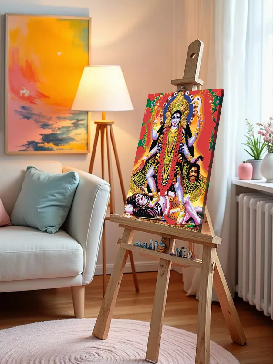 Картина по номерам «Религия индуизм Индия: богиня Кали и Шива» — картинка 10