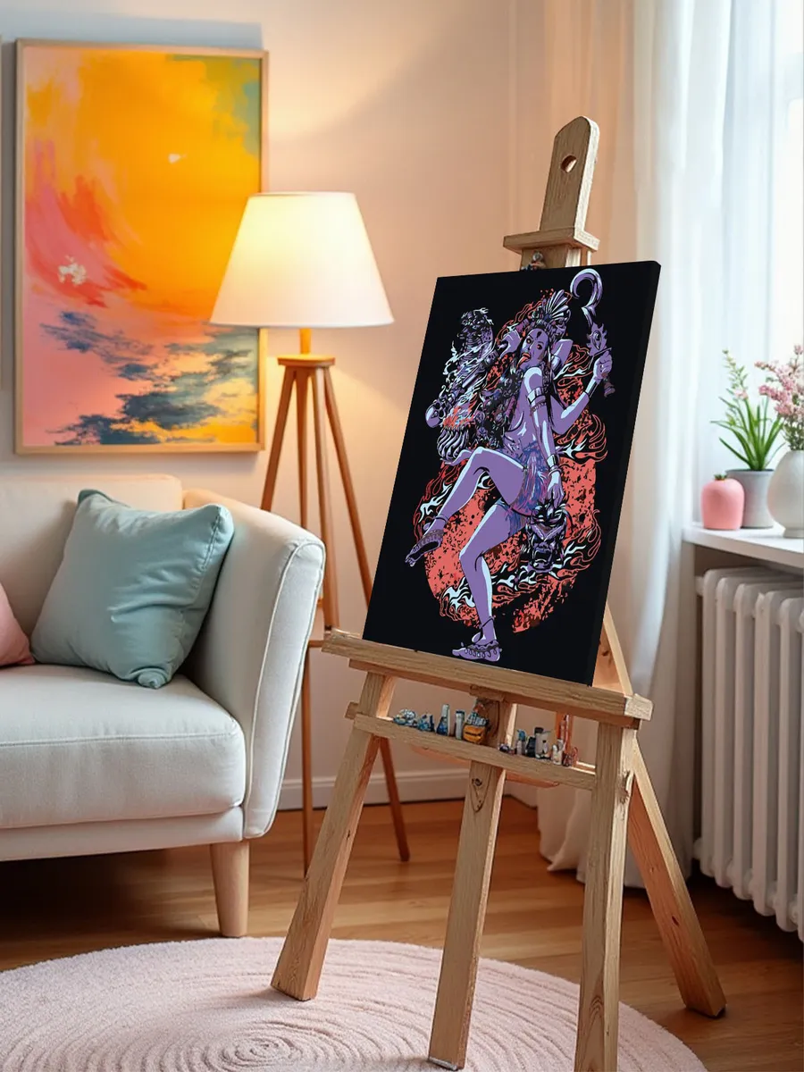 Картина по номерам «Религия индуизм, Индия: богиня Кали арт» — картинка 10