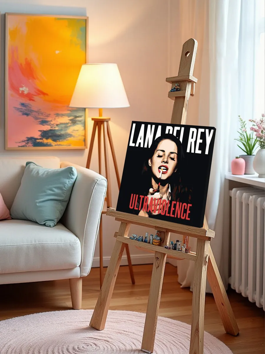 Картина по номерам «Lana Del Rey Лана Дель Рей: обложка арт» — картинка 10