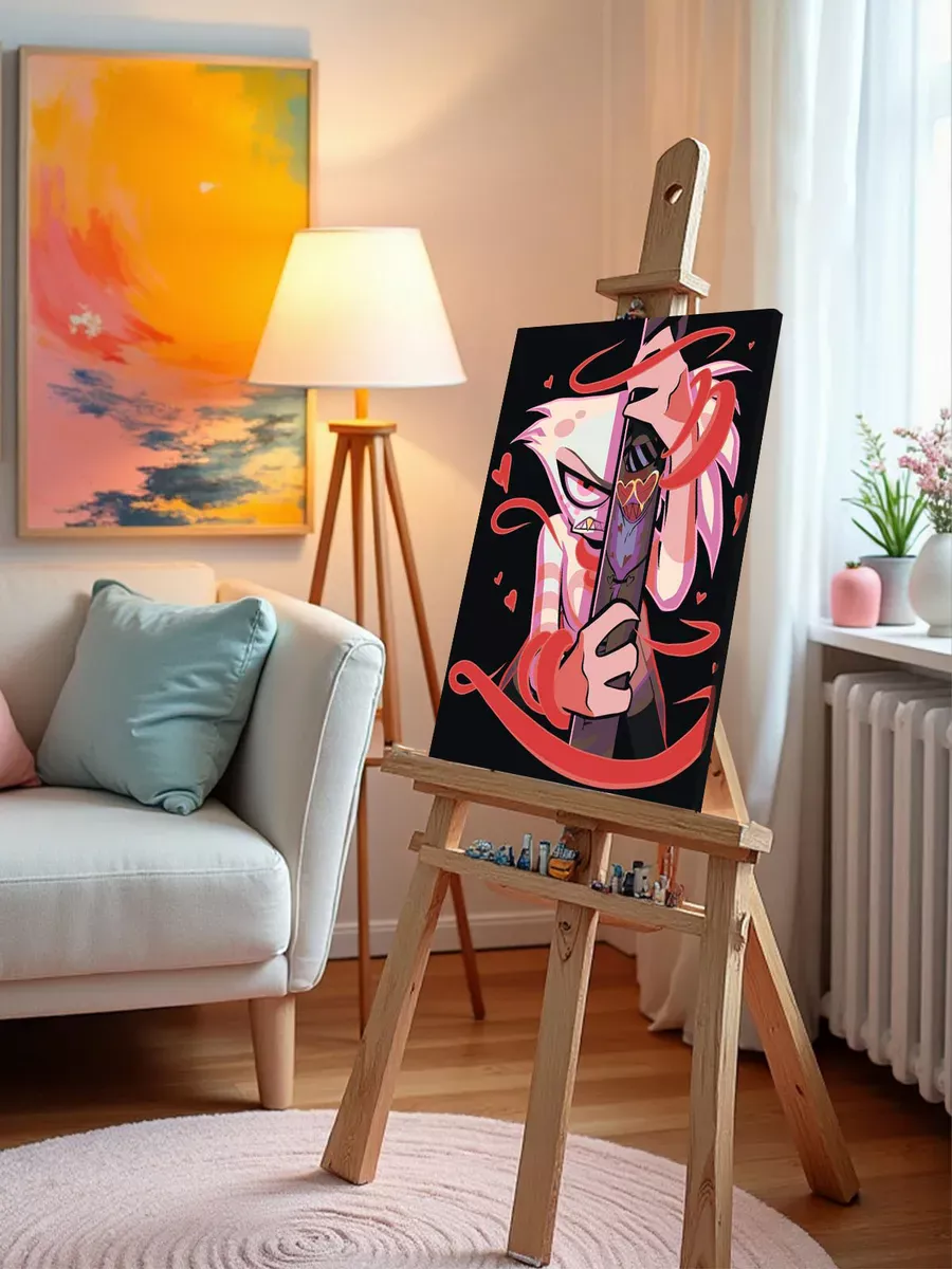 Картина по номерам «Отель Хазбин (Харбин): Энджел и Валентино» — картинка 9