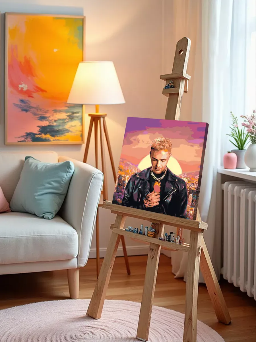 Картина по номерам «Егор Крид: Ты не смогла простить 40x40» — картинка 9