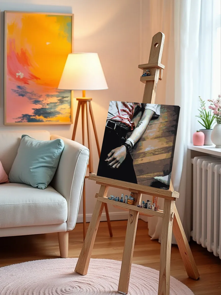 Картина по номерам «Рэпер Фараон Pharaoh: альбом Dolor» — картинка 10