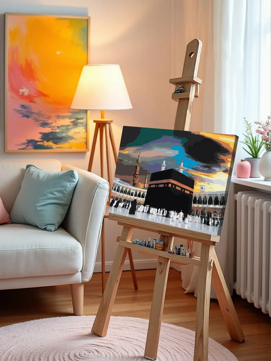 Картина по номерам «Религия, мусульманская: Кааба, Мекка» — картинка 9