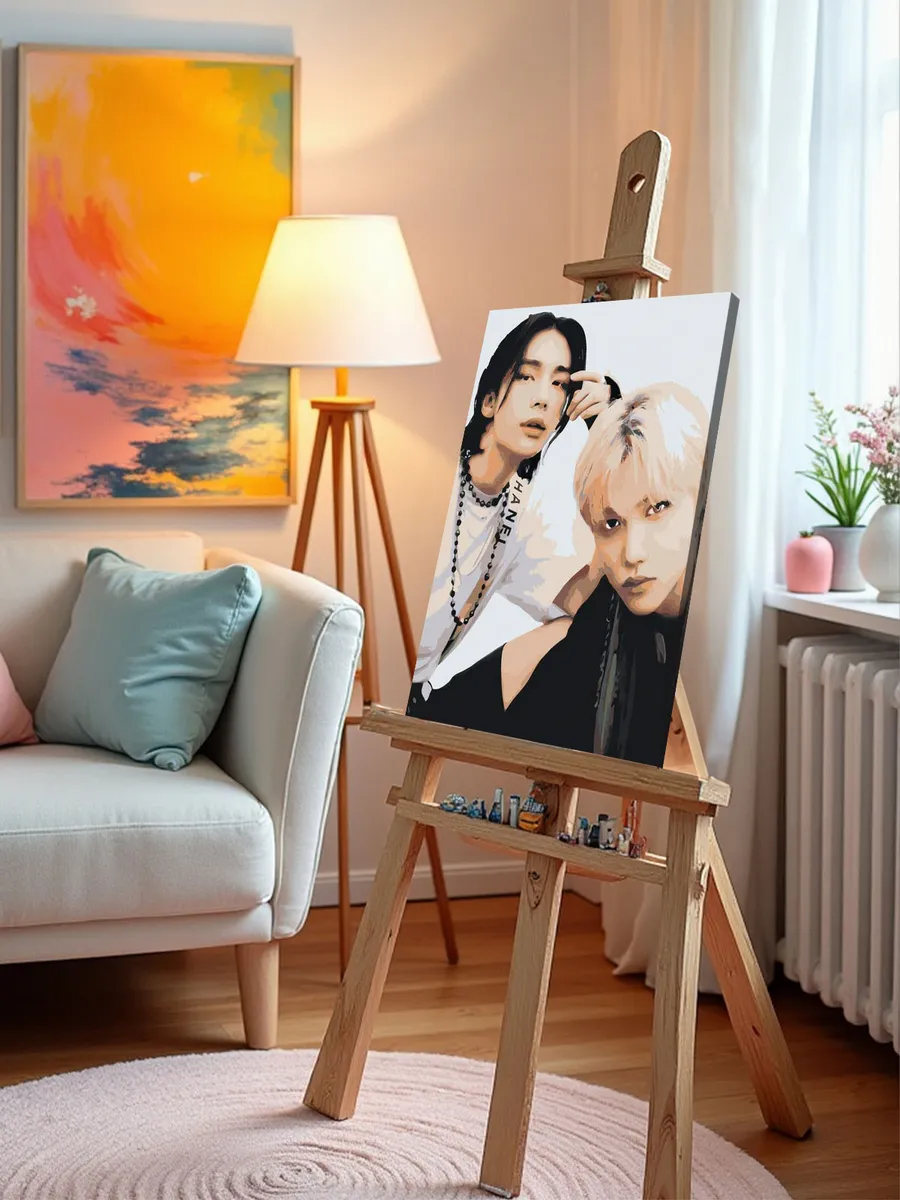 Картина по номерам «Stray Kids Стрей Кидс KPOP кпоп 40x50» — картинка 10