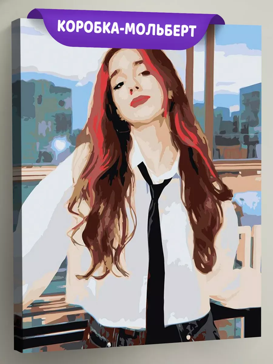 Картина по номерам «Ютубер Риви А4: портрет с галстуком»